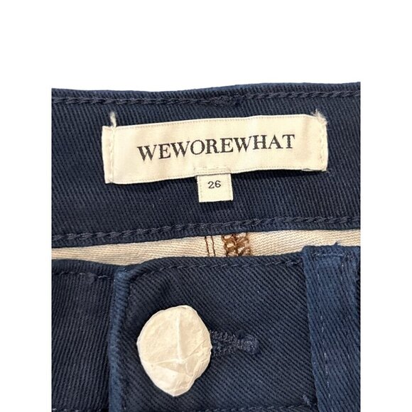 Weworewhat Women's Color Block Icon Jean Brown Navy Size 26 NWT - Picture 9 of 9